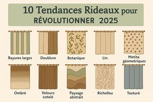 10 Tendances Rideaux pour Révolutionner 2025