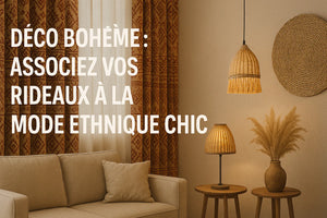 Déco bohème : associez vos rideaux à la mode ethnique chic