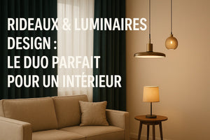 Rideaux & luminaires design : le duo parfait pour un intérieur