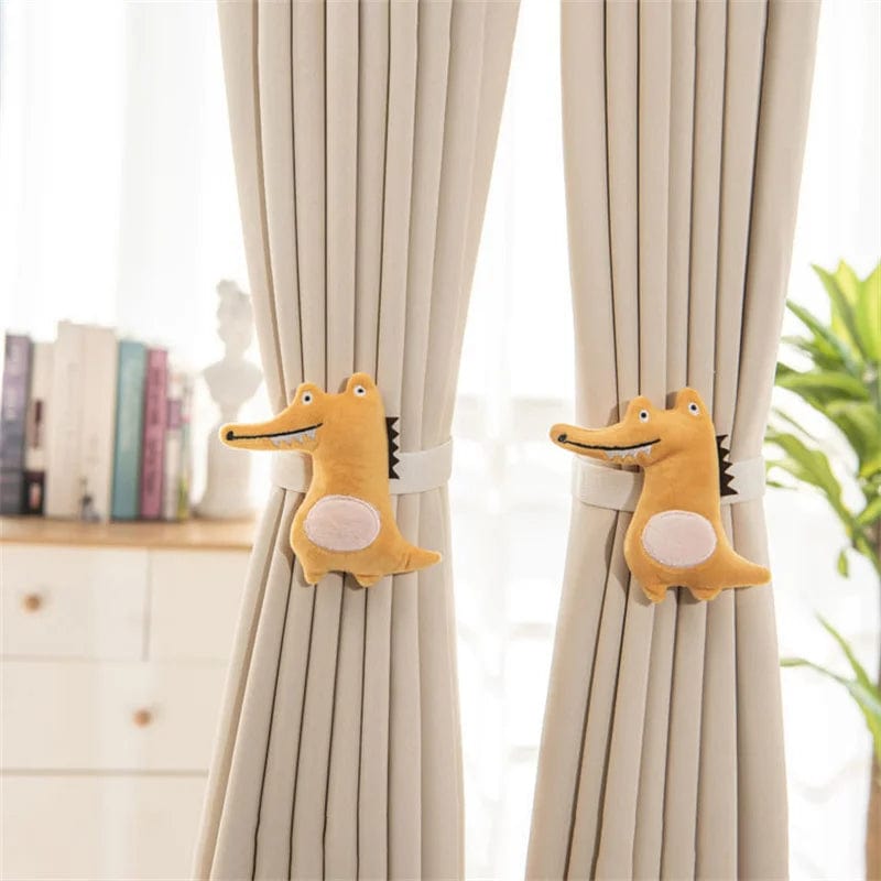 Embrasse rideau crocodile orange L'atelier Rideau