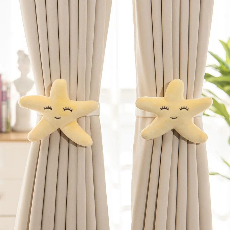 Embrasse rideau étoile jaune mignonne L'atelier Rideau
