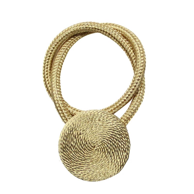 Embrasse rideau tressé et aimanté L'atelier Rideau