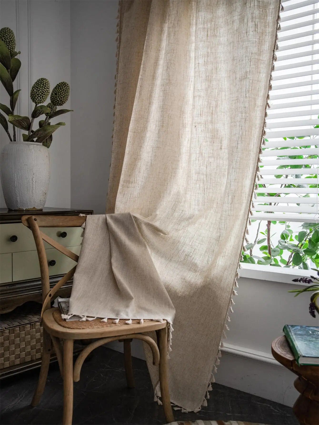 Rideau bohème artisanal L'atelier Rideau