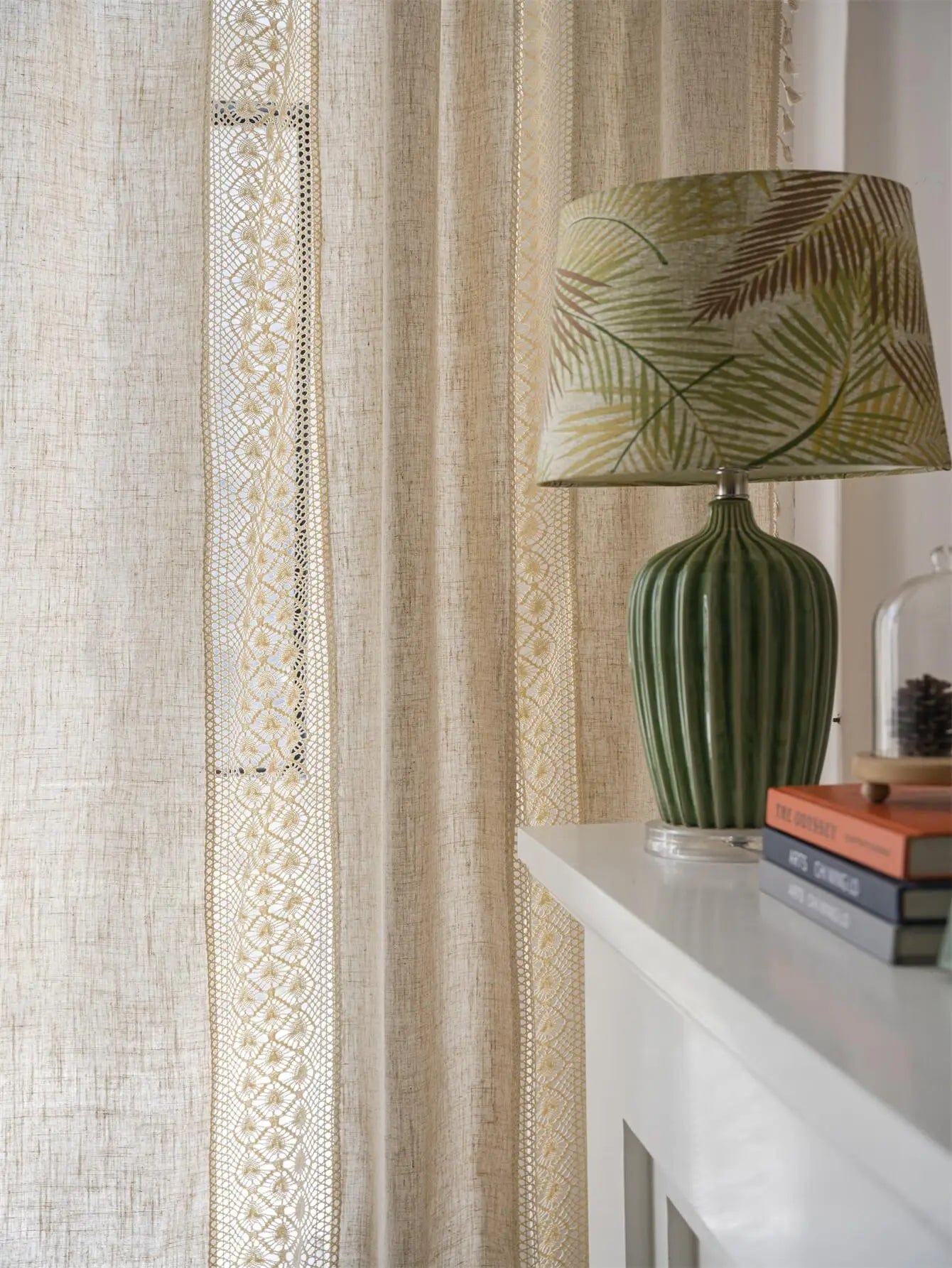 Rideau bohème beige naturel L'atelier Rideau