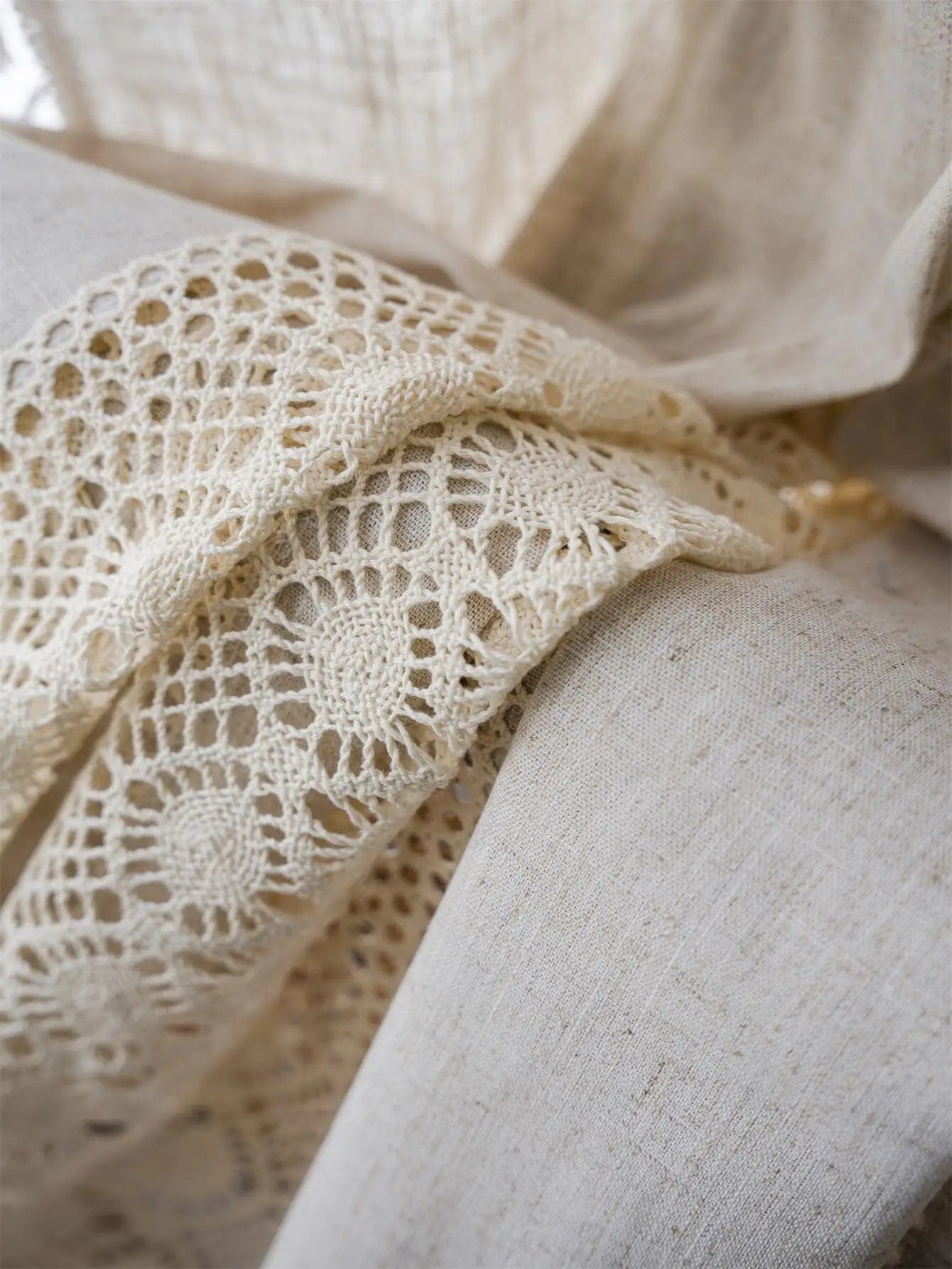 Rideau bohème beige naturel L'atelier Rideau