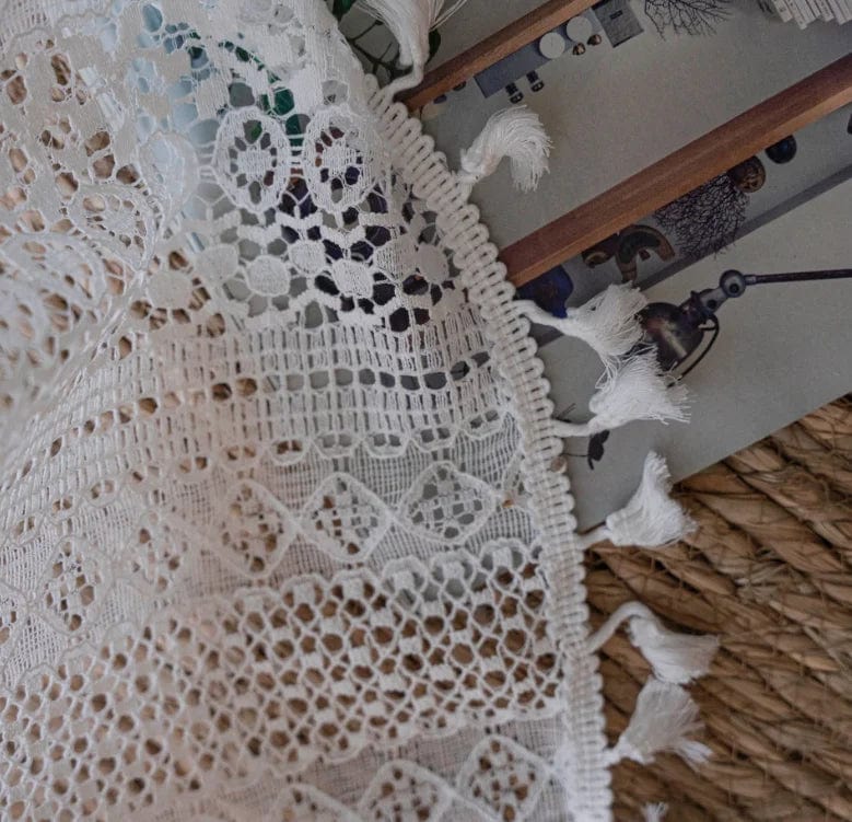 Rideau bohème blanc classique L'atelier Rideau