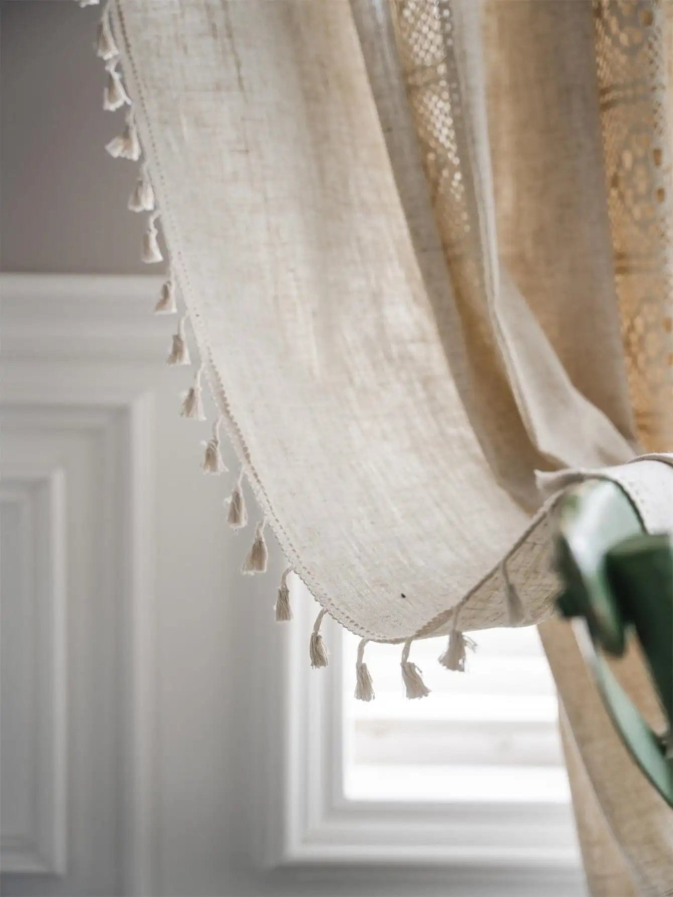 Rideau bohème zen attitude 150cm x 60cm L'atelier Rideau