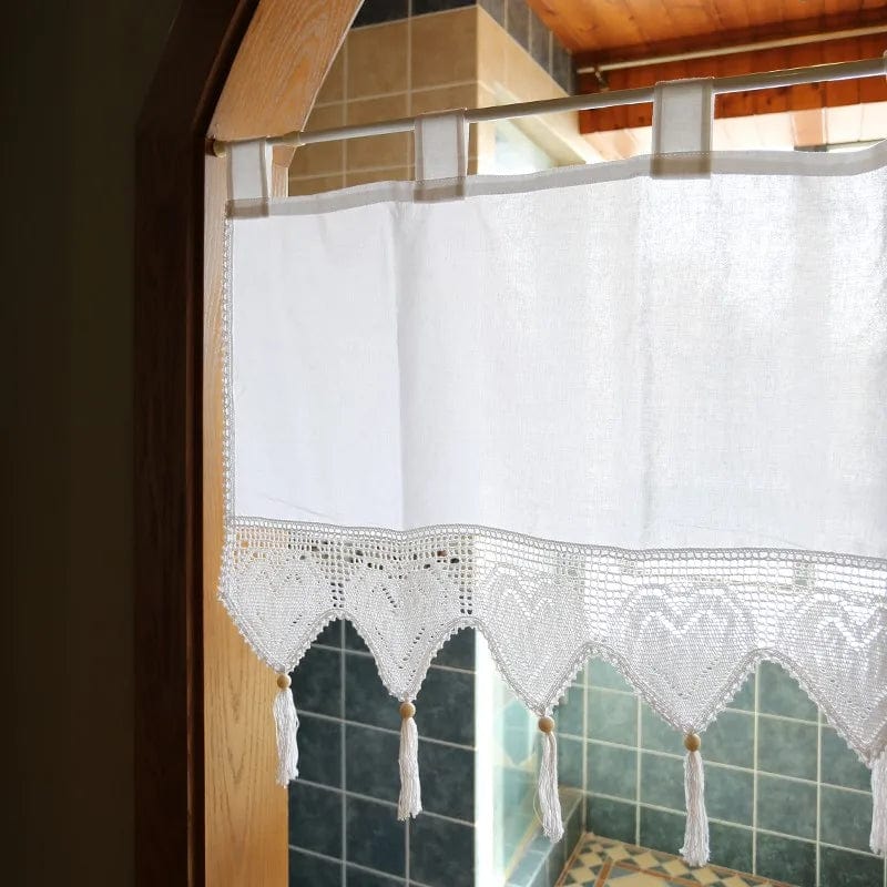 Rideau brise vue blanc classique L'atelier Rideau