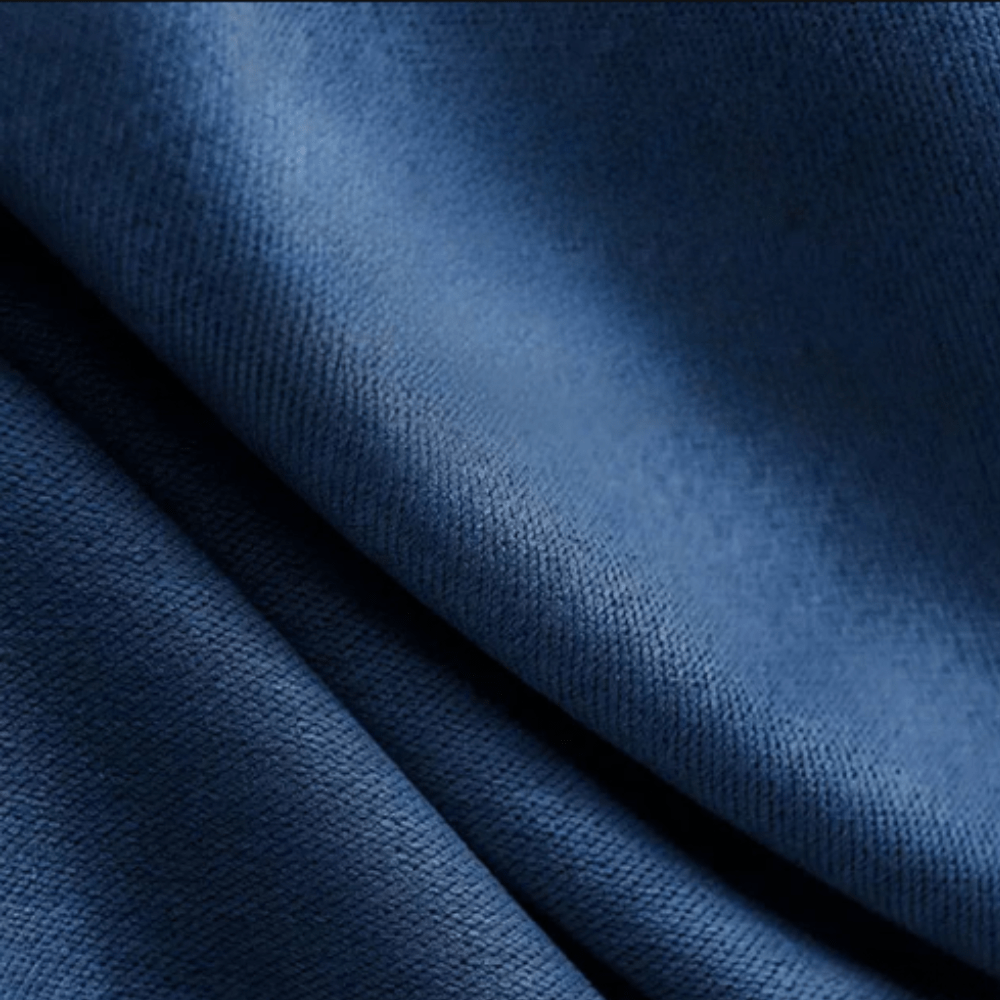 Rideau chambre bleu nuit en lin 130cm x 180cm / Crochets L'atelier Rideau