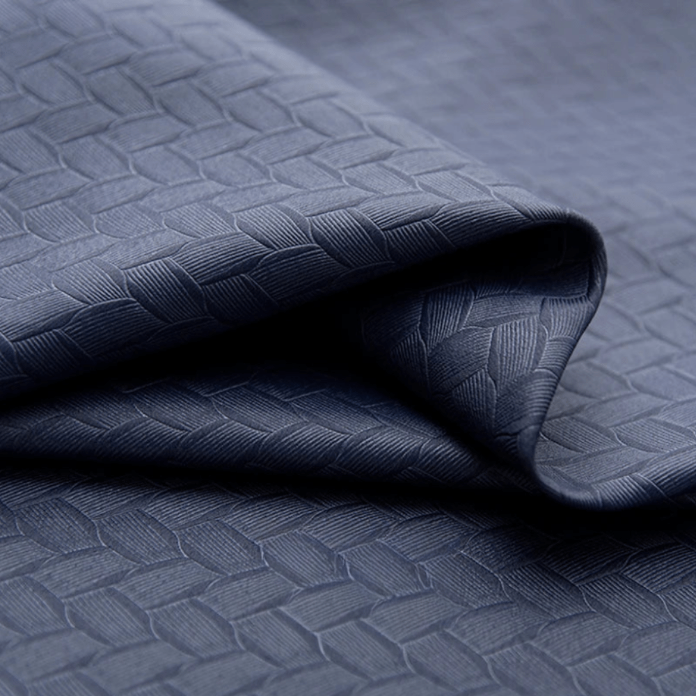 Rideau chambre bleu occultant tendre nuit 100cm x 120cm / Passe-tringle L'atelier Rideau