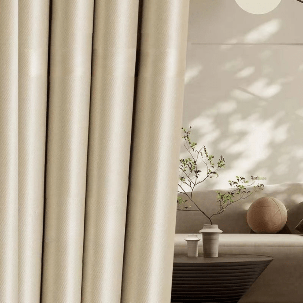 Rideau chambre crème douce nuit L'atelier Rideau