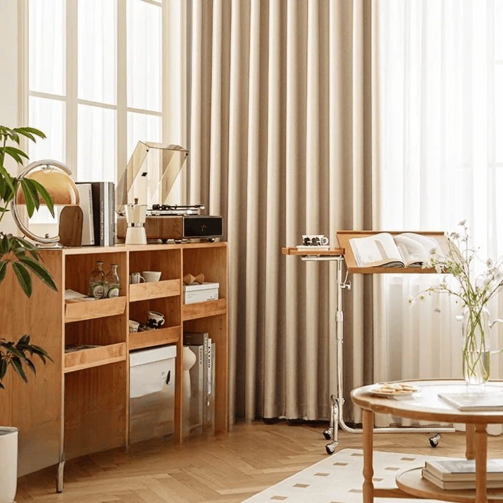 Rideau chambre crème douce nuit L'atelier Rideau