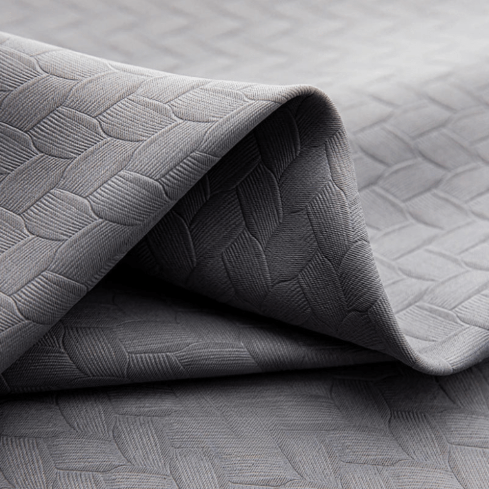 Rideau chambre gris occultant tendre nuit 100cm x 120cm / Passe-tringle L'atelier Rideau