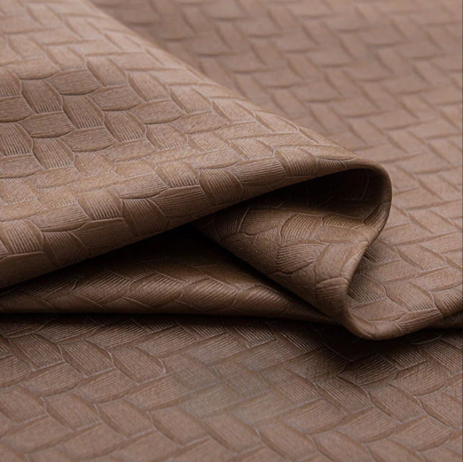 Rideau chambre marron occultant tendre nuit 100cm x 120cm / Passe-tringle L'atelier Rideau