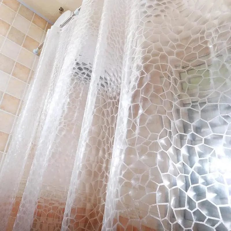 Rideau de douche translucide écaillé L'atelier Rideau