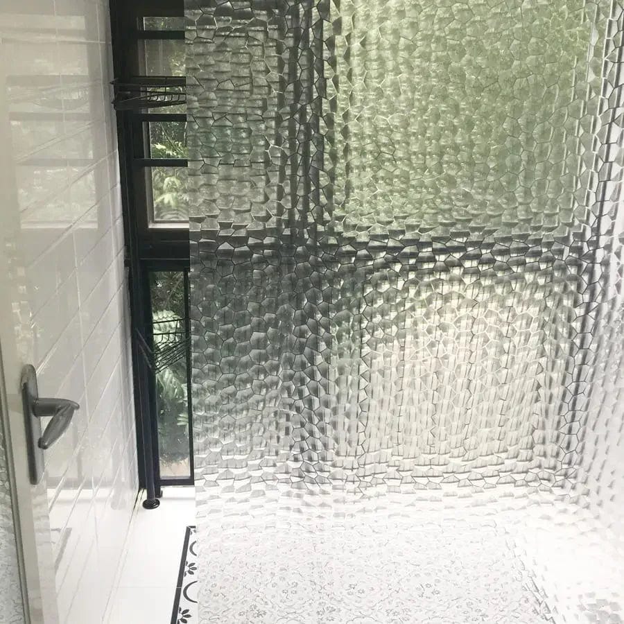 Rideau de douche translucide écaillé L'atelier Rideau