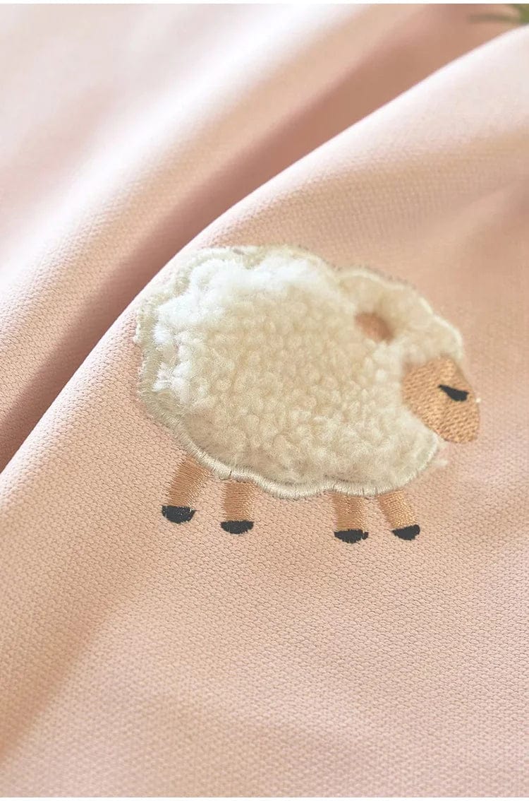 Rideau enfant occultant à motifs moutons coloré L'atelier Rideau