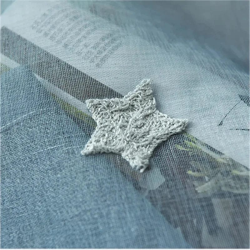 Rideau enfant voilage espace cosmique L'atelier Rideau