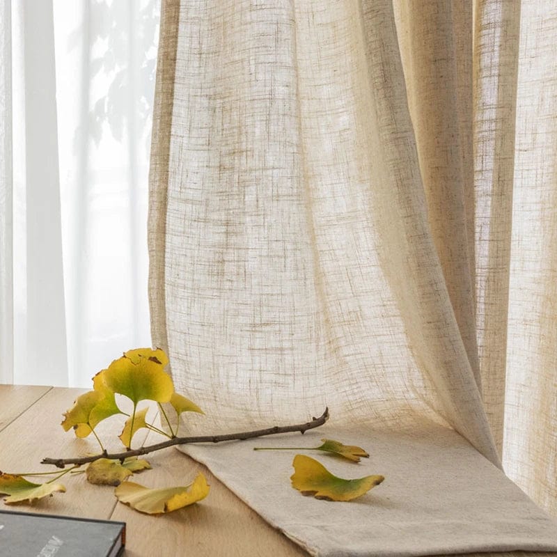Rideau lin délavé ancien L'atelier Rideau