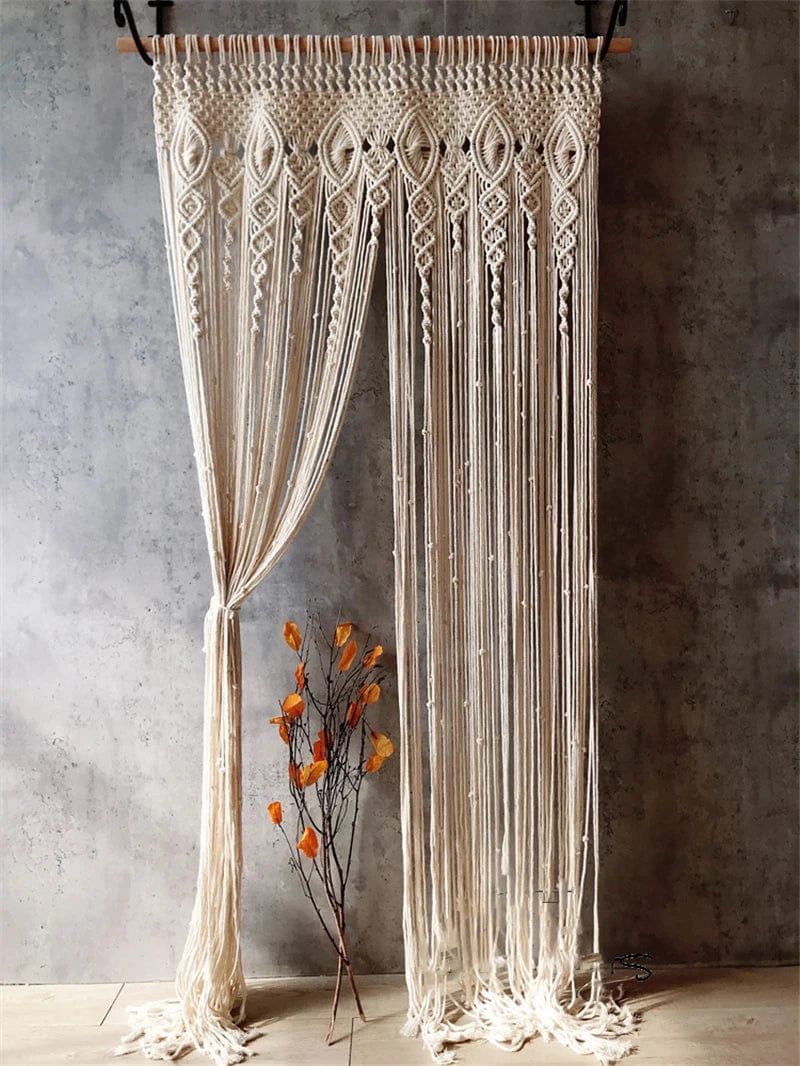 Rideau macramé créatif et unique L'atelier Rideau