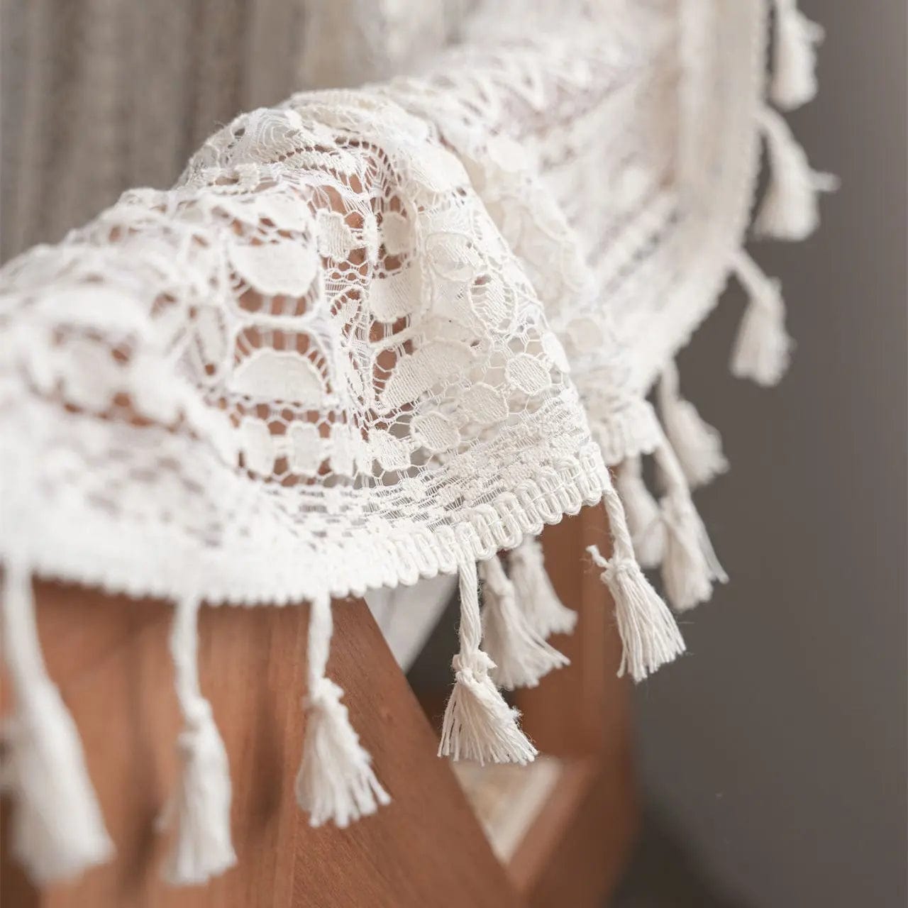 Rideau macramé élégance naturelle L'atelier Rideau