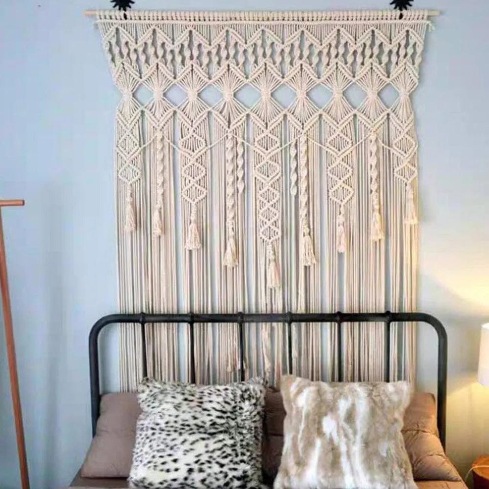 Rideau macramé inspiré L'atelier Rideau