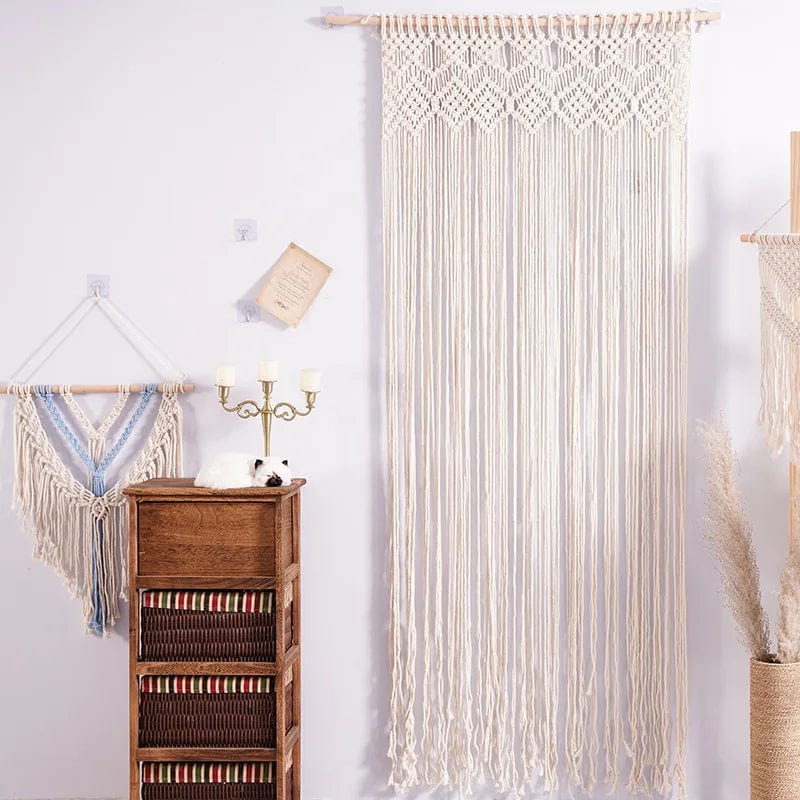Rideau macramé raffiné L'atelier Rideau
