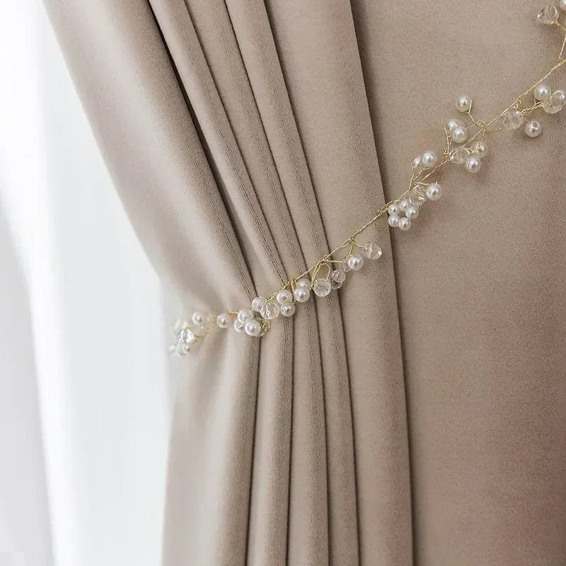 Rideau salon beige occultant et élégant L'atelier Rideau