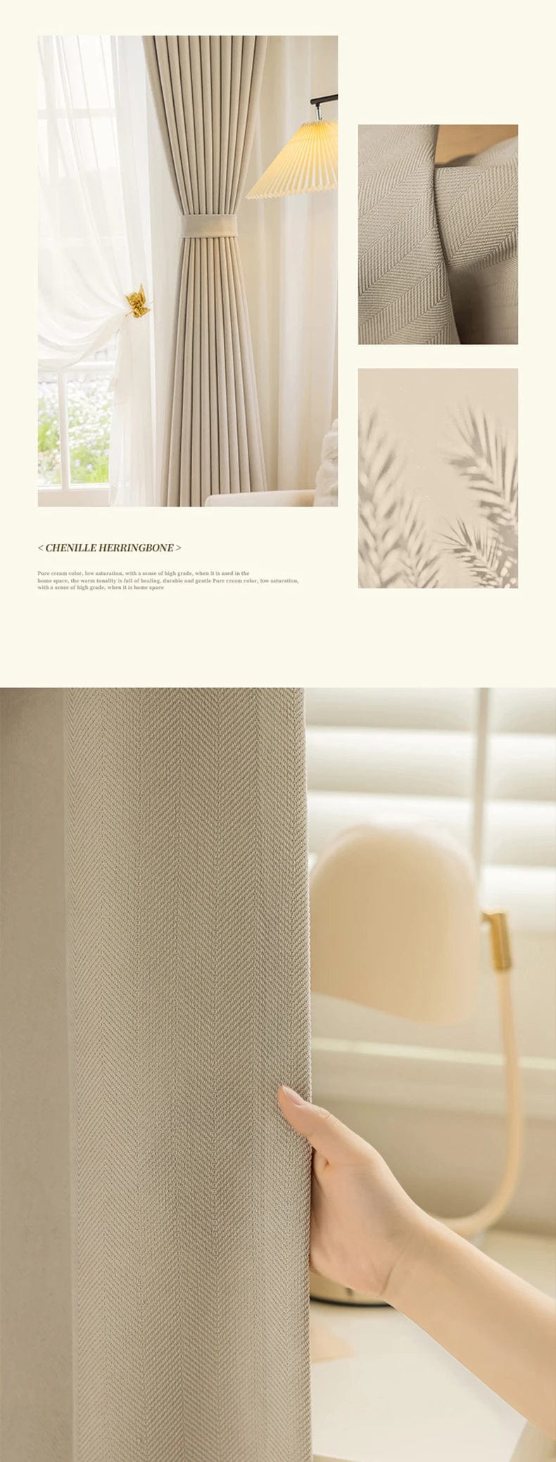 Rideau salon crème obscurcissant L'atelier Rideau