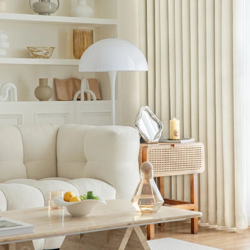 Rideau salon crème occultant moderne L'atelier Rideau