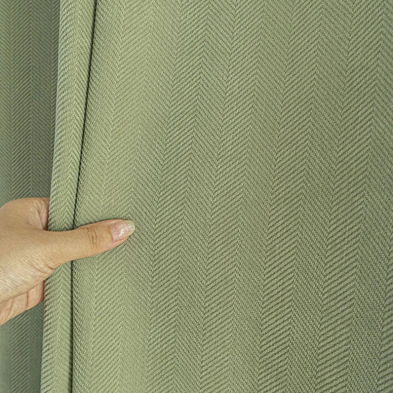 Rideau salon vert matcha obscurcissant L'atelier Rideau