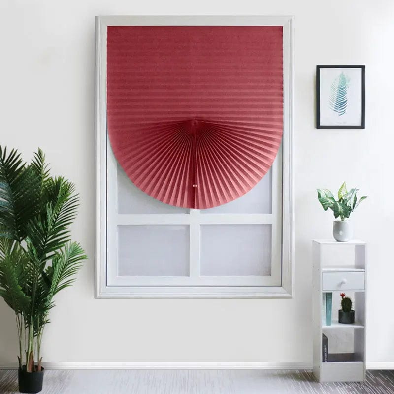 Store accordéon rouge 60cm x 150cm L'atelier Rideau