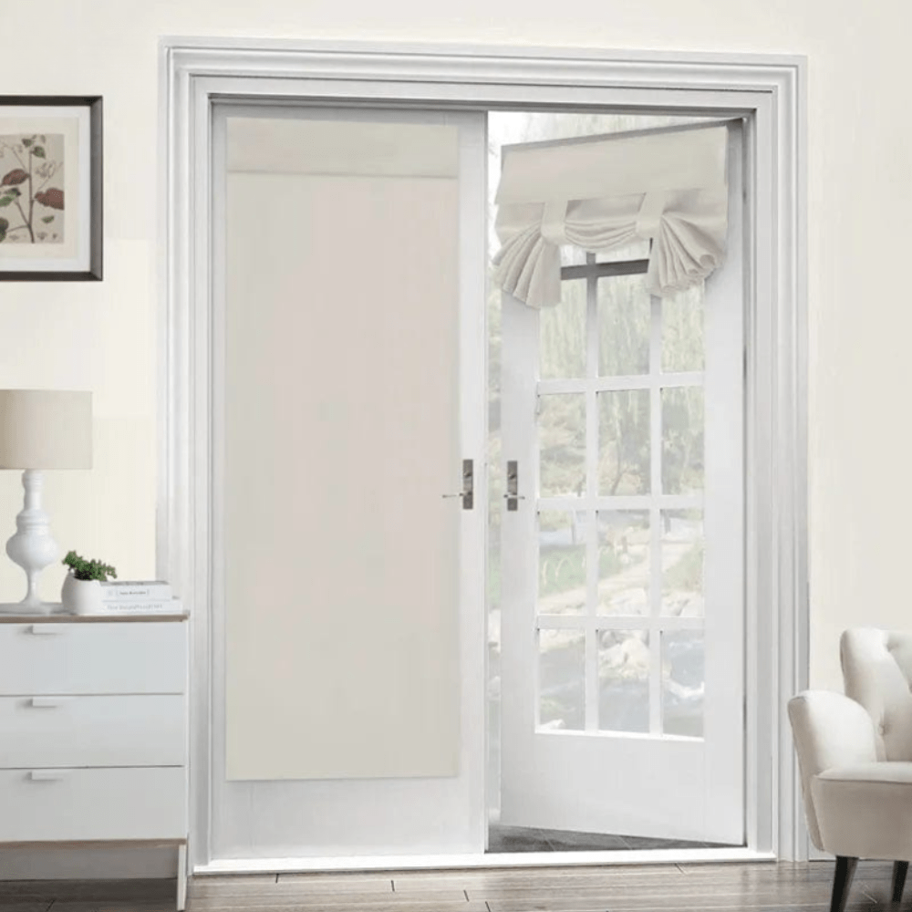 Store tissu blanc ivoire L'atelier Rideau