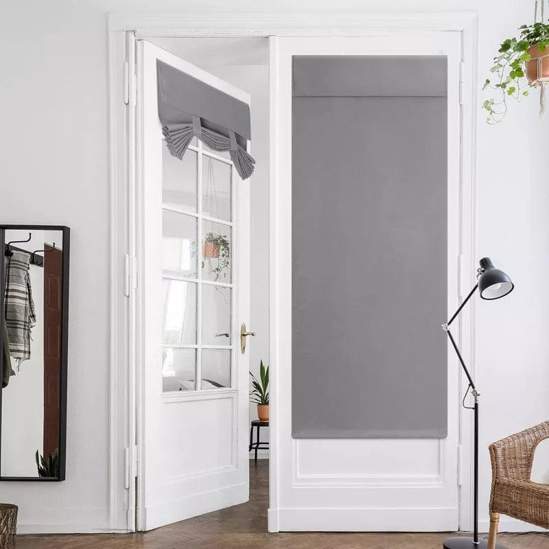 Store tissu gris L'atelier Rideau