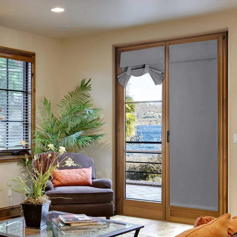 Store tissu gris L'atelier Rideau