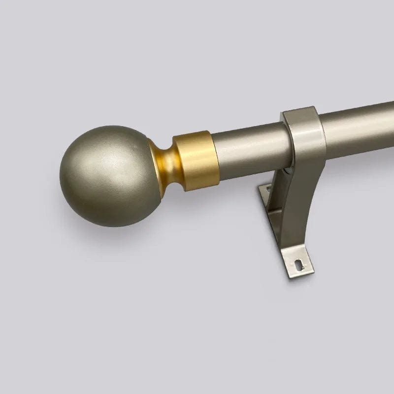 Tringle à rideau argenté simple 140cm L'atelier Rideau