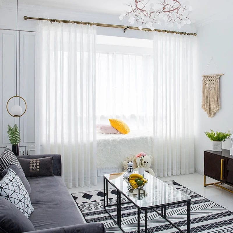 Voilage blanc classique L'atelier Rideau