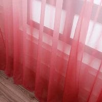 Voilage dégradé rose 100cm x 130cm / Crochets L'atelier rideau