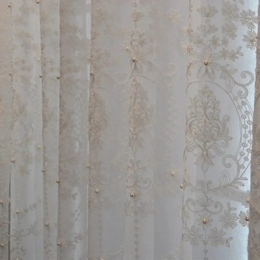 Voilage noir élégant L'atelier Rideau